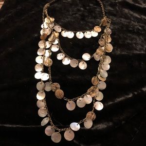 Multi-Strand Shell Necklace